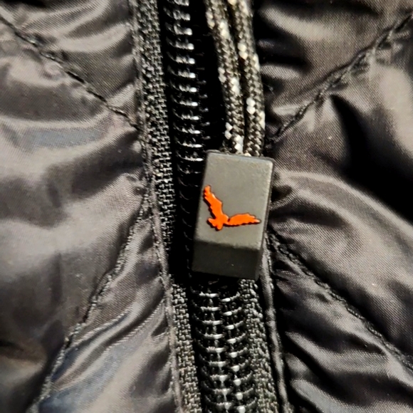 Hawke & Co Down Packable Puffer Zip Up Vest Black & Gray Men's Size Large - Picture 10 of 11